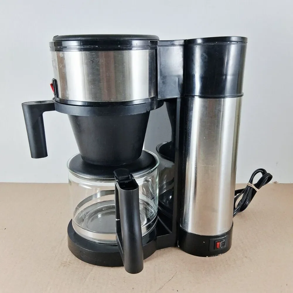 BUNN Coffee Maker Velocity 10-Cup Speed Brew Black Stainless NHS-B